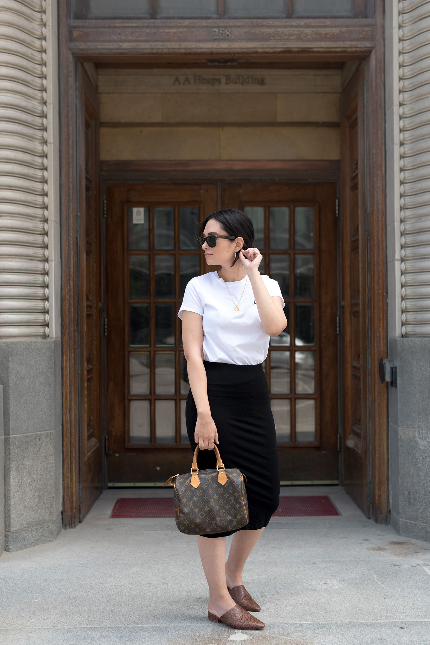 Handbag Louis Vuitton-Paris made in france in black vern…