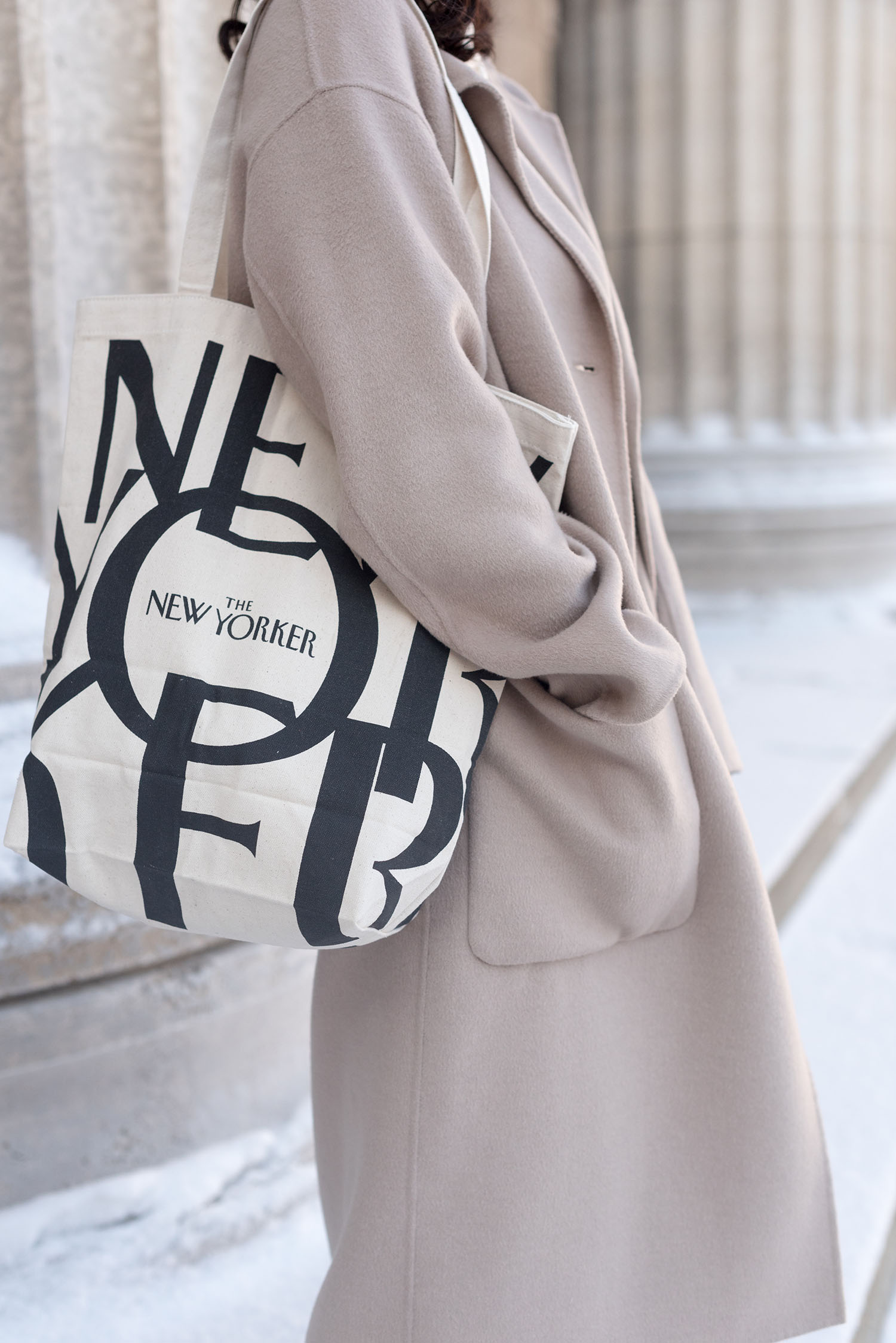 Coco & Vera - The New Yorker tote, Zara coat